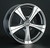 Диски LS wheels LS202 7 х 16 4*100 Et: 40 Dia: 73.1 серый с полировкой