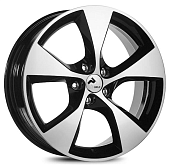 Диски RPLC Chr8 6.5 х 18 5*108 Et: 33 Dia: 60.1 черный с проточкой глянцевый
