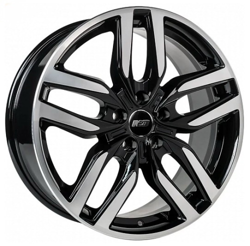 Диски N2O V2212 7.5 х 18 5*114,3 Et: 45 Dia: 60.1 черный с проточкой глянцевый