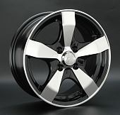 Диски LS wheels LS205 7 х 17 4*100 Et: 40 Dia: 60.1 черный полностью полированный