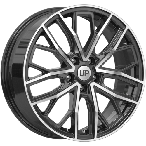 Диски Wheels UP Up109 7 х 18 5*114,3 Et: 45 Dia: 66.1 черный с проточкой глянцевый