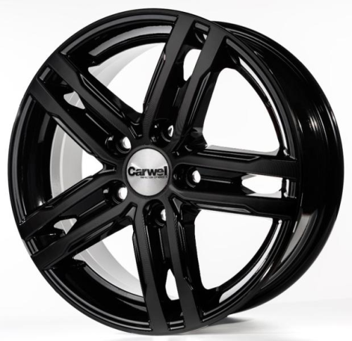 Диски Carwel Волга 178 6 х 15 5*100 Et: 38 Dia: 57.1 черный матовый