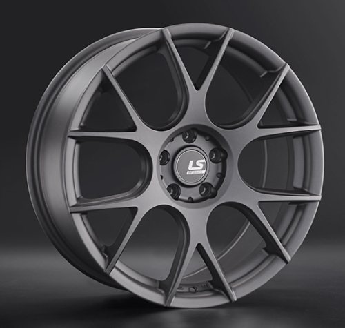 Диски LS wheels FlowForming RC07 8 х 18 5*112 Et: 40 Dia: 66.6 серый матовый