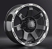 Диски LS wheels LS1289 7.5 х 17 6*139,7 Et: 25 Dia: 106.1 черный с полированным ободом