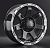 Диски LS wheels LS1289 7.5 х 17 6*139,7 Et: 25 Dia: 106.1 черный с полированным ободом