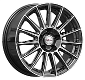Диски iFree Азур 6.5 х 16 5*114,3 Et: 40 Dia: 60.1 черный с проточкой глянцевый