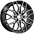 Диски RST R085 6 х 15 4*100 Et: 46 Dia: 54.1 черный с проточкой глянцевый