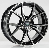 Диски Megami MGM-22 6.5 х 15 5*100 Et: 38 Dia: 57.1 черный полностью полированный