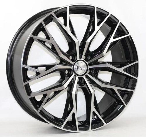 Диски RST R052 8 х 20 5*108 Et: 39 Dia: 60.1 черный с проточкой глянцевый
