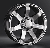 Диски LS wheels LS 1289 7.5 х 17 6*139,7 Et: 25 Dia: 106.1 черный полностью полированный