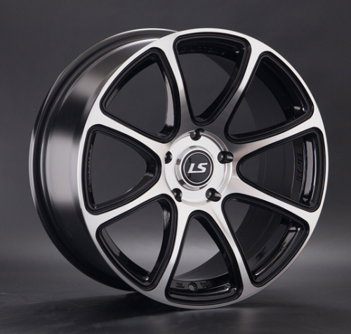 Диски LS wheels LS 327 7.5 х 17 5*114,3 Et: 40 Dia: 73.1 черный полностью полированный