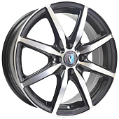 Диски VENTI 1615 6.5 х 16 5*105 Et: 38 Dia: 56.6 черный с проточкой глянцевый