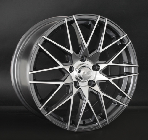 Диски LS wheels LS 784 7.5 х 17 4*100 Et: 38 Dia: 73.1 серый с полировкой