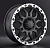 Диски LS wheels LS1285 7.5 х 17 6*114,3 Et: 40 Dia: 66.1 черный с проточкой матовый