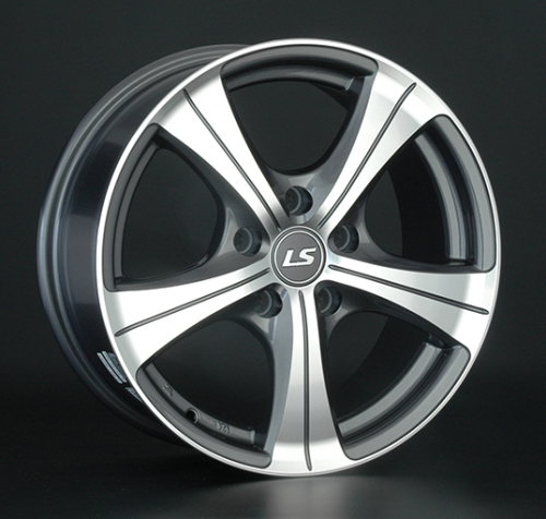 Диски LS wheels LS202 7 х 17 5*108 Et: 45 Dia: 63.3 серый с полировкой