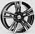 Диски RST R228 8 х 18 5*114,3 Et: 50 Dia: 60.1 черный с проточкой глянцевый