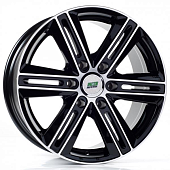 Диски N2O Y3804 8 х 18 6*139,7 Et: 38 Dia: 67.1 черный с проточкой глянцевый