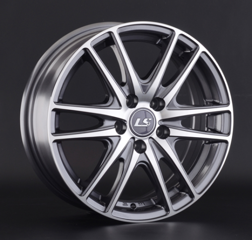 Диски LS wheels LS 362 6 х 16 4*100 Et: 50 Dia: 60.1 серый с полировкой