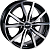 Диски AERO V2057 6.5 х 15 5*114,3 Et: 45 Dia: 67.1 черный с проточкой глянцевый