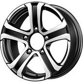 Диски iFree Хафпайп 6 х 16 5*139,7 Et: 40 Dia: 98 черный с проточкой глянцевый