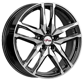 Диски iFree Бомбей 6.5 х 18 5*114,3 Et: 42 Dia: 67.1 черный с проточкой глянцевый