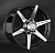 Диски LS wheels LS800 9 х 18 6*139,7 Et: 25 Dia: 106.1 черный матовый