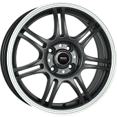 Диски CROSS STREET Y4601 6 х 15 4*108 Et: 50 Dia: 63.3 черный с проточкой матовый