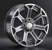 Диски LS wheels LS 1293 9 х 20 6*139,7 Et: 25 Dia: 100.1 серый с полировкой