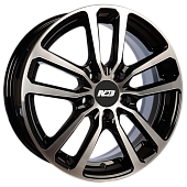 Диски N2O V2209 6 х 15 5*114,3 Et: 39 Dia: 60.1 черный с проточкой глянцевый