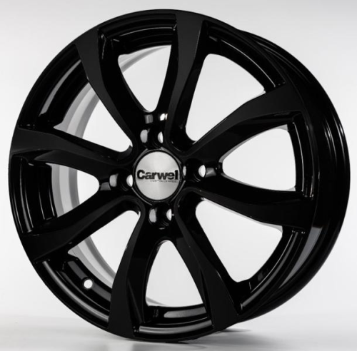Диски Carwel Омикрон 6 х 15 4*100 Et: 50 Dia: 60.1 черный матовый