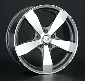 Диски LS wheels LS205 7 х 17 4*100 Et: 40 Dia: 60.1 серый с полировкой