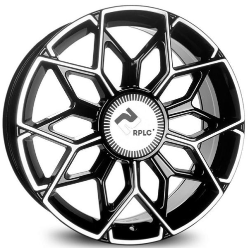 Диски RPLC ZKR4 8 х 19 5*108 Et: 45.5 Dia: 63.4 черный с проточкой глянцевый