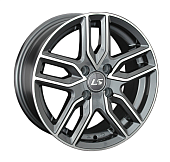 Диски LS wheels LS735 6.5 х 15 5*114,3 Et: 40 Dia: 73.1 серый с полировкой
