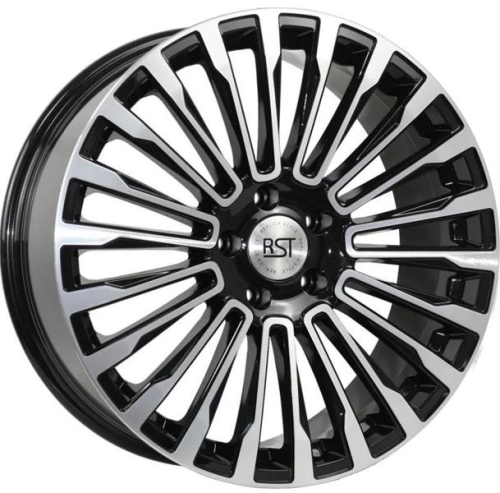 Диски RST R062 8.5 х 20 5*120 Et: 45 Dia: 62.5 черный с проточкой глянцевый