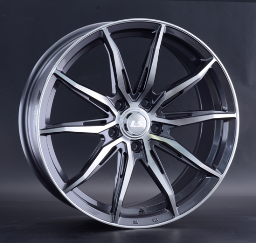 Диски LS wheels LS1055 8 х 18 5*114,3 Et: 45 Dia: 67.1 серый с полировкой