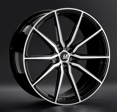 Диски LS Forged FG01 10 х 21 5*112 Et: 44 Dia: 66.6 черный полностью полированный
