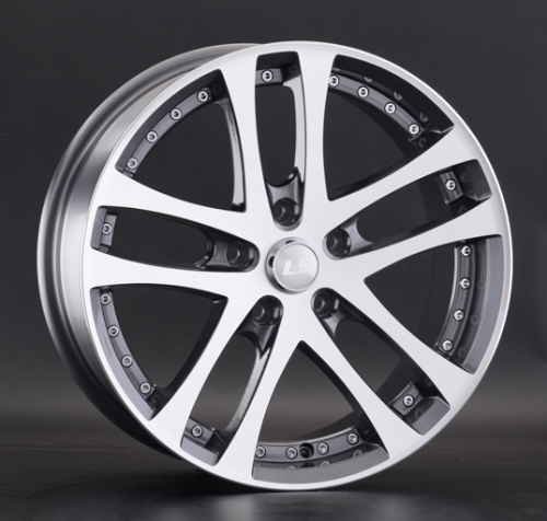 Диски LS wheels LS 919 7.5 х 17 5*114,3 Et: 35 Dia: 73.1 серый с полировкой