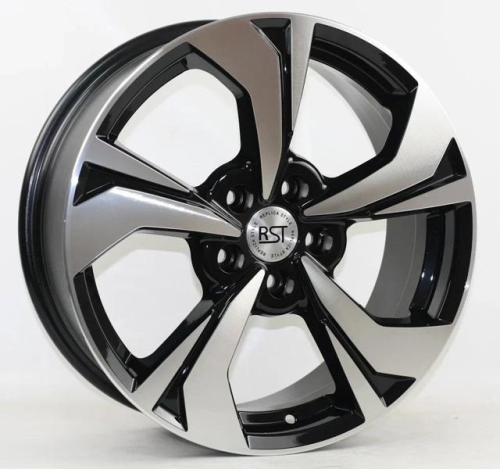 Диски RST R217 7 х 17 5*108 Et: 40 Dia: 54.1 черный с проточкой глянцевый