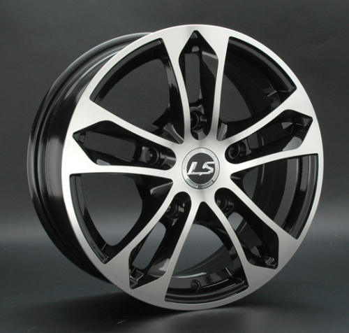 Диски LS wheels LS 197 6 х 15 5*139,7 Et: 40 Dia: 98 черный полностью полированный