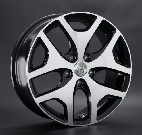 Диски Replay HND212 7 х 17 5*114,3 Et: 51 Dia: 67.1 черный полностью полированный