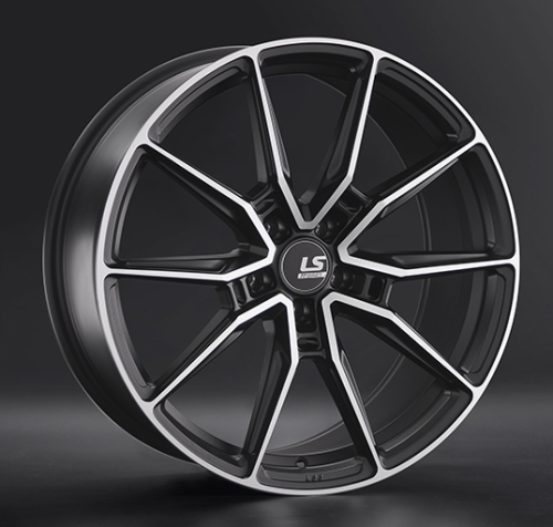 Диски LS wheels FlowForming RC58 9 х 20 5*112 Et: 26 Dia: 66.6 черный с проточкой матовый