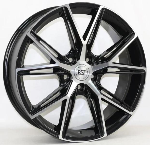 Диски RST R129 7.5 х 19 5*108 Et: 45 Dia: 63.4 черный с проточкой глянцевый