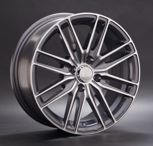 Диски LS wheels LS 760 7 х 16 5*100 Et: 40 Dia: 57.1 серый с полировкой