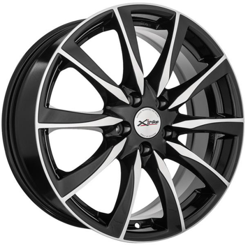 Диски X'trike X-120 7 х 17 5*114,3 Et: 45 Dia: 60.1 черный с проточкой глянцевый