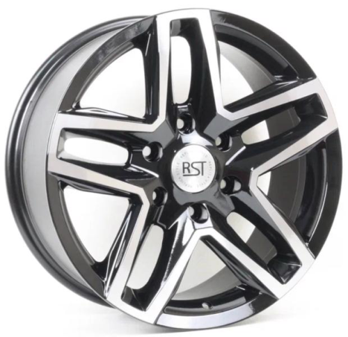 Диски RST R238 8 х 18 6*139,7 Et: 25 Dia: 100.1 черный с проточкой глянцевый