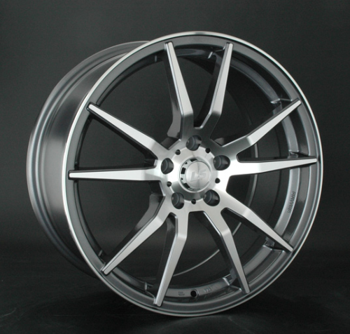 Диски LS wheels LS 762 8 х 18 5*114,3 Et: 45 Dia: 73.1 серый с полировкой