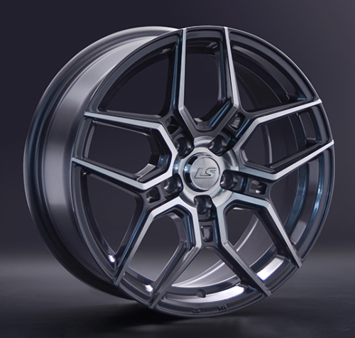Диски LS wheels LS1266 7.5 х 17 5*114,3 Et: 40 Dia: 60.1 серый с полировкой