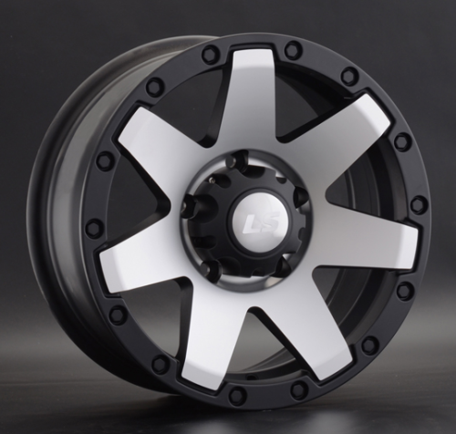 Диски LS wheels LS 881 7 х 16 5*139,7 Et: 10 Dia: 108.1 черный с проточкой матовый