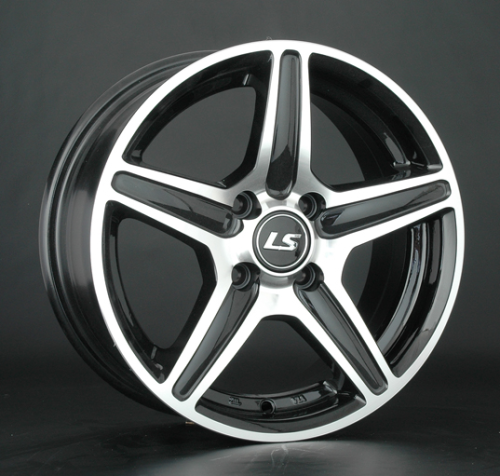 Диски LS wheels LS345 7 х 16 4*108 Et: 27 Dia: 65.1 черный полностью полированный