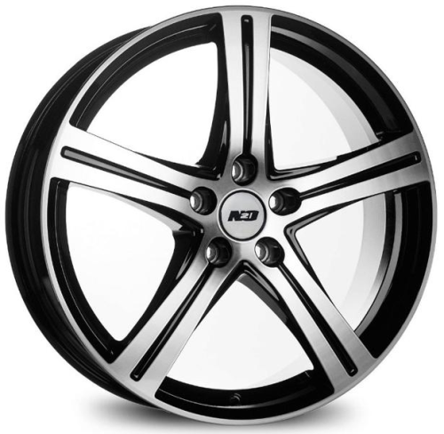 Диски N2O V2281 7 х 19 5*114,3 Et: 35 Dia: 67.1 черный с проточкой глянцевый